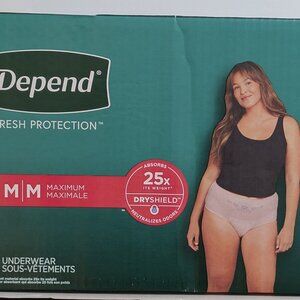 Depend - Fresh Protection Maximum Absorbency Women's Underwear - Medium 88 Ct.